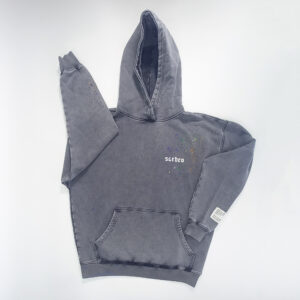Grey reversible hoodie “FLIP THE NARRATIVE”