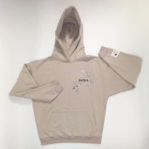 Brown reversible hoodie “PERSISTENCY”