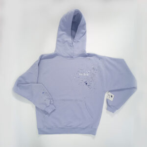 Baby Blue reversible hoodie “IRREPLACEABLE”